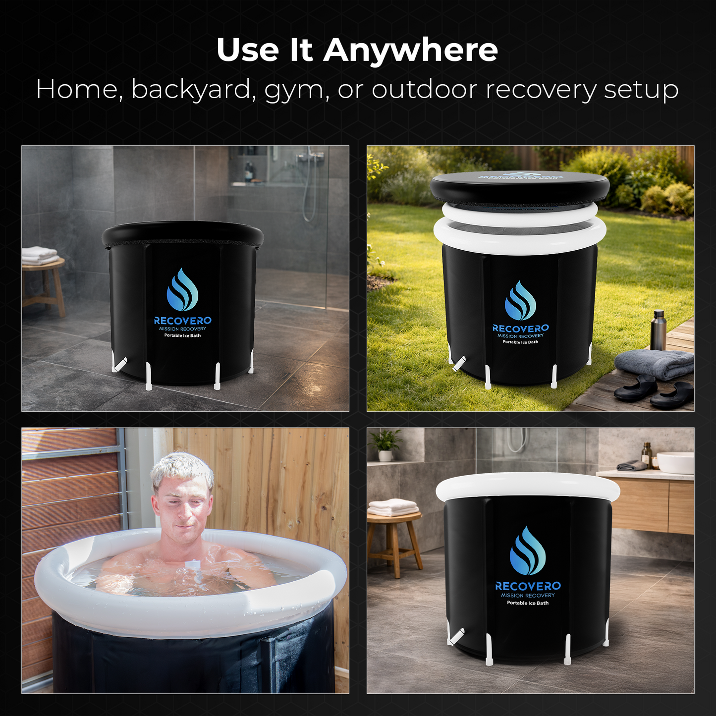 Relief Combo: Recovero Ice Bath